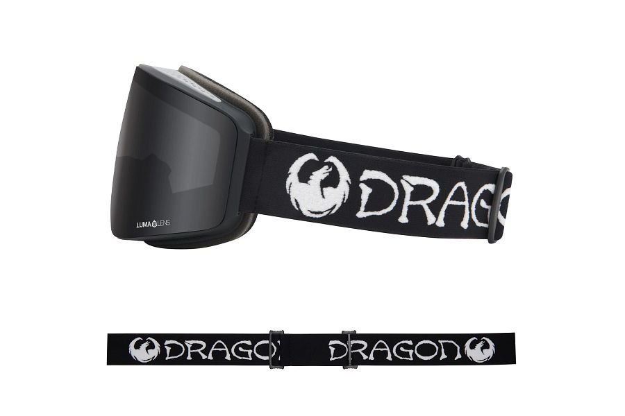 Dragon PXV Snow Goggles Classic Black / Lumalens Dark Smoke + Lumalens Light Rose - Elevation107