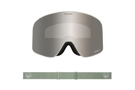 Dragon PXV Snow Goggles Low Bridge Reused / Lumalens Silver Ion + Lumalens Amber - Elevation107