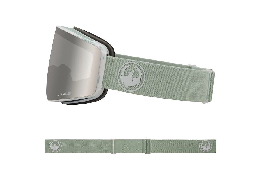 Dragon PXV Snow Goggles Low Bridge Reused / Lumalens Silver Ion + Lumalens Amber - Elevation107