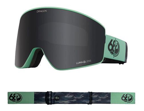 Dragon PXV2 Snow Goggles Low Bridge 686 Collab / Lumalens Dark Smoke + Lumalens Yellow - Elevation107