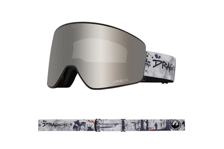 Dragon PXV2 Snow Goggles Low Bridge BushIdo / Lumalens Silver Ion + Lumalens Violet - Elevation107