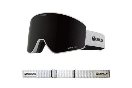 Dragon PXV2 Snow Goggles Low Bridge Blizzard / Lumalens Midnight + Lumalens Light Rose - Elevation107