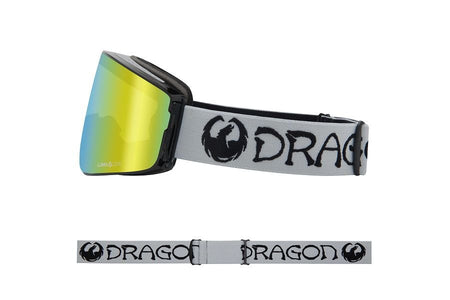 Dragon PXV2 Snow Goggles Low Bridge Classic Grey / Lumalens Gold Ion + Lumalens Amber - Elevation107
