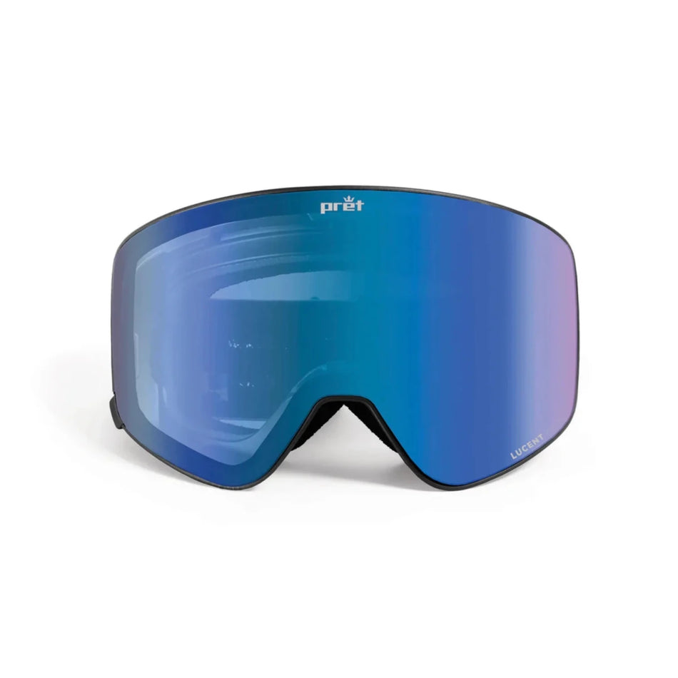 Pret Effect Lucent Goggles 2026 Blue Photochromic + Spare Lens / White Texture - Elevation107