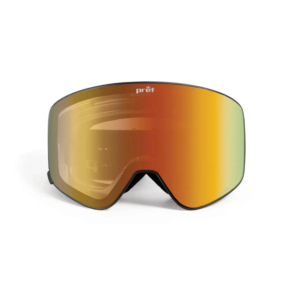 Pret Effect Lucent Goggles 2026 Red Photochromic + Spare Lens / Black Leaf - Elevation107