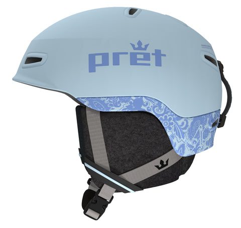 Pret Sol X MIPS Helmet Womens 2024 Blue Paisley