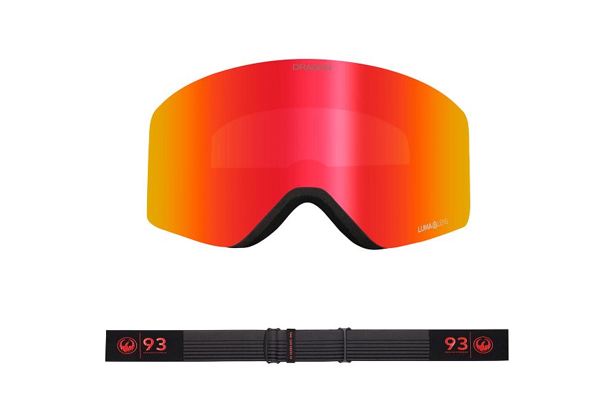 Dragon R1 OTG Snow Goggles Low Bridge 30 Years / Lumalens Red Ion + Lumalens Light Rose - Elevation107