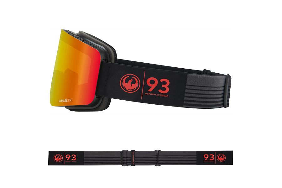 Dragon R1 OTG Snow Goggles Low Bridge 30 Years / Lumalens Red Ion + Lumalens Light Rose - Elevation107