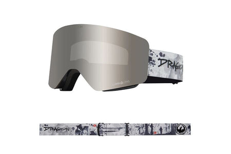 Dragon R1 OTG Snow Goggles Low Bridge Bushido / Lumalens Silver Ion + Lumalens Violet - Elevation107