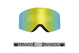 Dragon R1 OTG Snow Goggles Low Bridge 2024 Classic Grey / Lumalens Gold Ion + Lumalens Amber