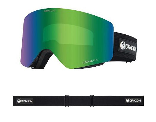 Dragon R1 OTG Snow Goggles Icon Green / Lumalens Green Ion + Lumalens Amber - Elevation107