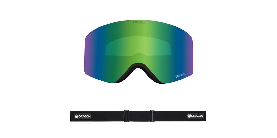 Dragon R1 OTG Snow Goggles Icon Green / Lumalens Green Ion + Lumalens Amber - Elevation107