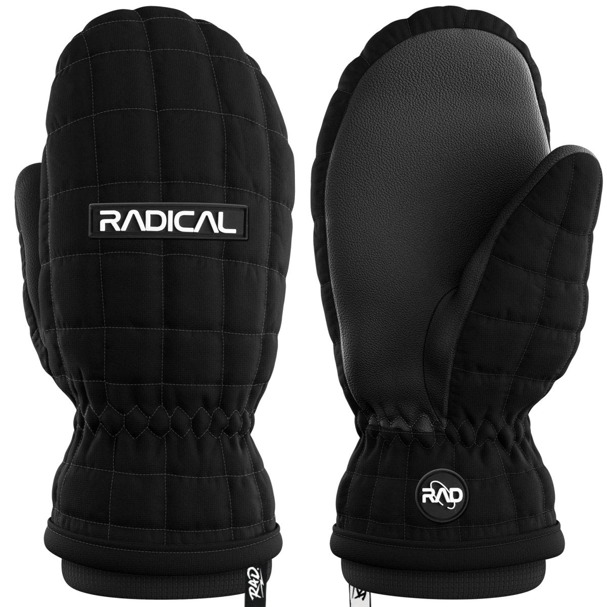 Rad Gloves Lunar Mitt Ripstop Black - Elevation107