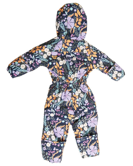 Rojo Infant Onesie Girls Mulberry Floral - Elevation107
