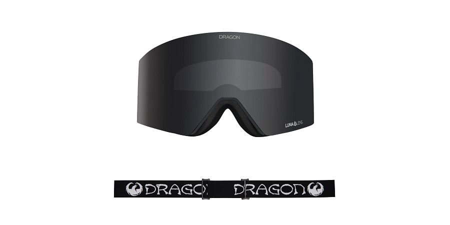 Dragon RVX MAG OTG Snow Goggles Classic Black / Lumalens Dark Smoke + Lumalens Light Rose - Elevation107
