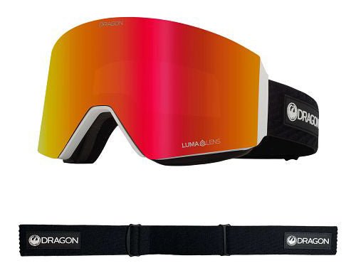 Dragon RVX MAG OTG Snow Goggles Low Bridge Icon Red / Lumalens Red Ion + Lumalens Rose - Elevation107