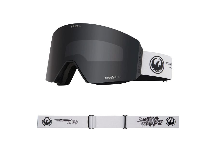 Dragon RVX MAG OTG Snow Goggles Low Bridge Jossi Wells Sig / Lumalens Dark Smoke + Lumalens Light Rose - Elevation107