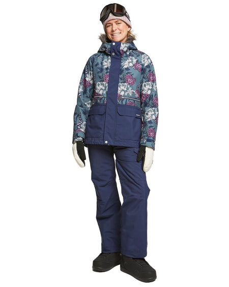 Rojo Wilder Jacket Womens Floral Anicamo Stormy Weather - Elevation107