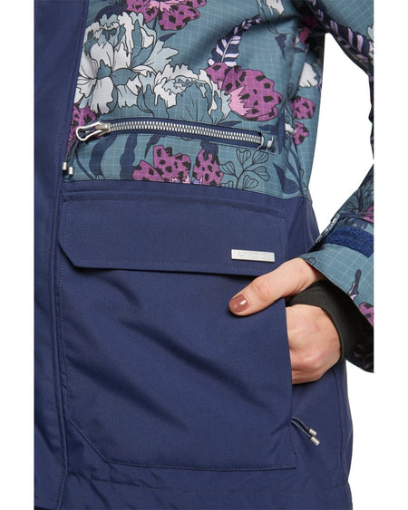 Rojo Wilder Jacket Womens Floral Anicamo Stormy Weather - Elevation107