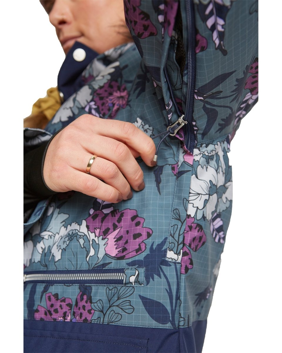 Rojo Wilder Jacket Womens Floral Anicamo Stormy Weather - Elevation107