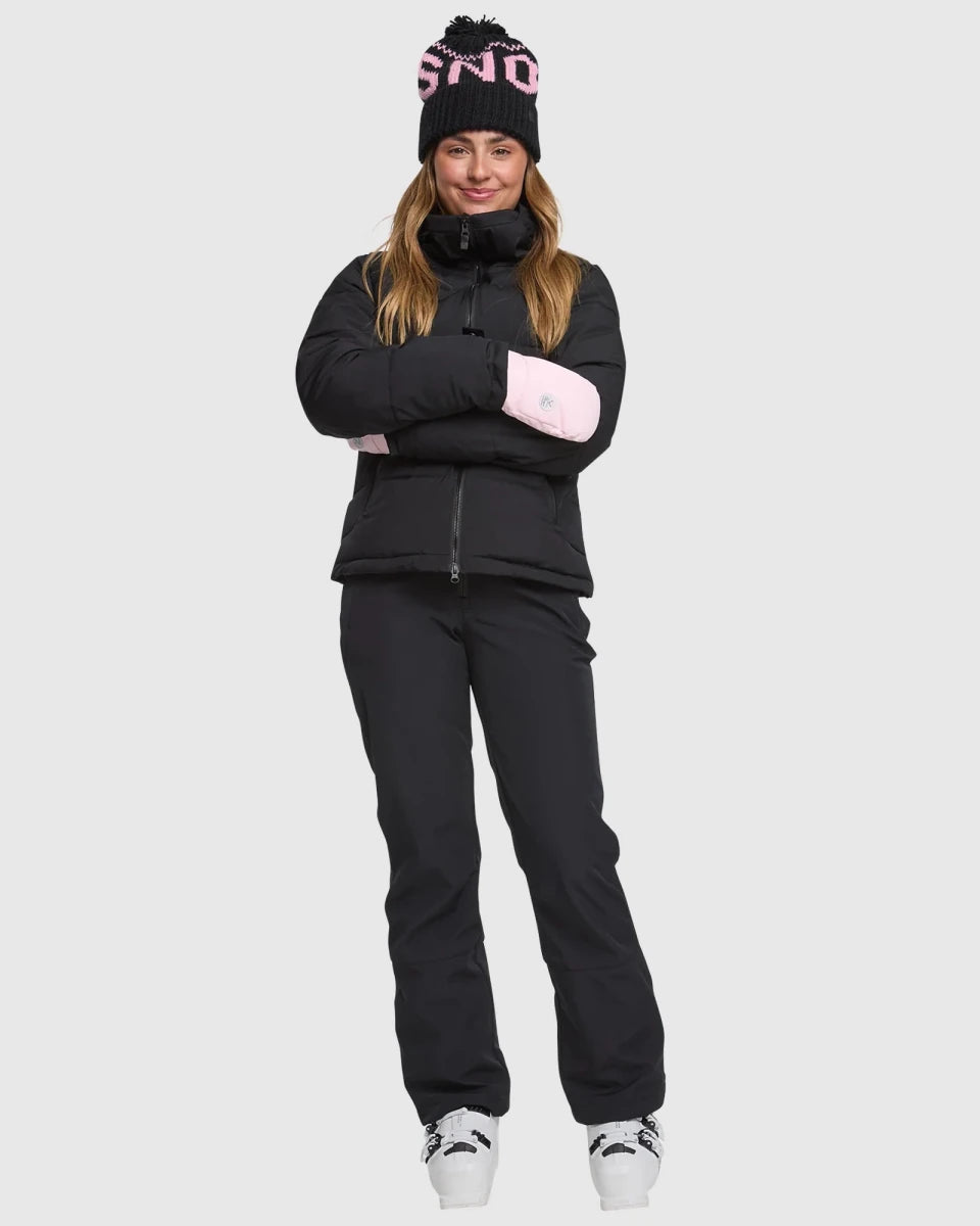 Rojo Chalet Crop Jacket Womens 2026 Black - Elevation107