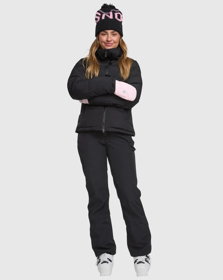 Rojo Chalet Crop Jacket Womens 2026 Black - Elevation107