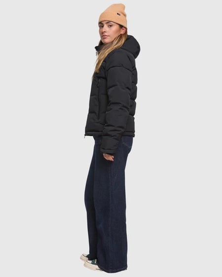 Rojo Chalet Crop Jacket Womens 2026 Black - Elevation107