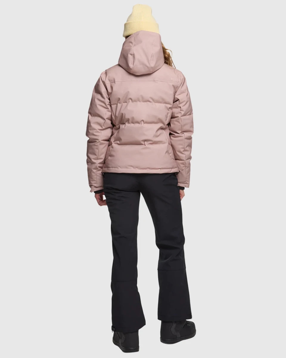 Rojo Chalet Crop Jacket Womens 2026 Warm Taupe - Elevation107