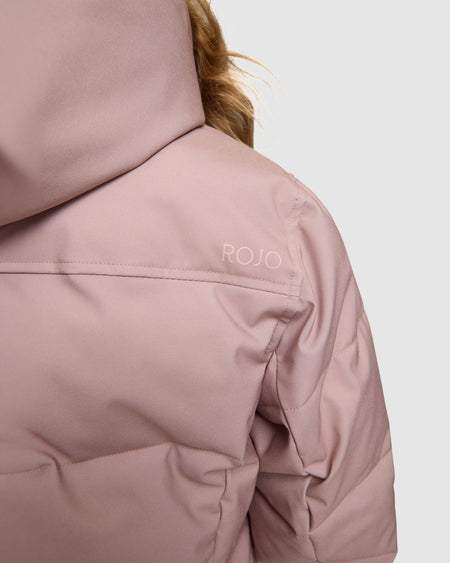 Rojo Chalet Crop Jacket Womens 2026 Warm Taupe - Elevation107