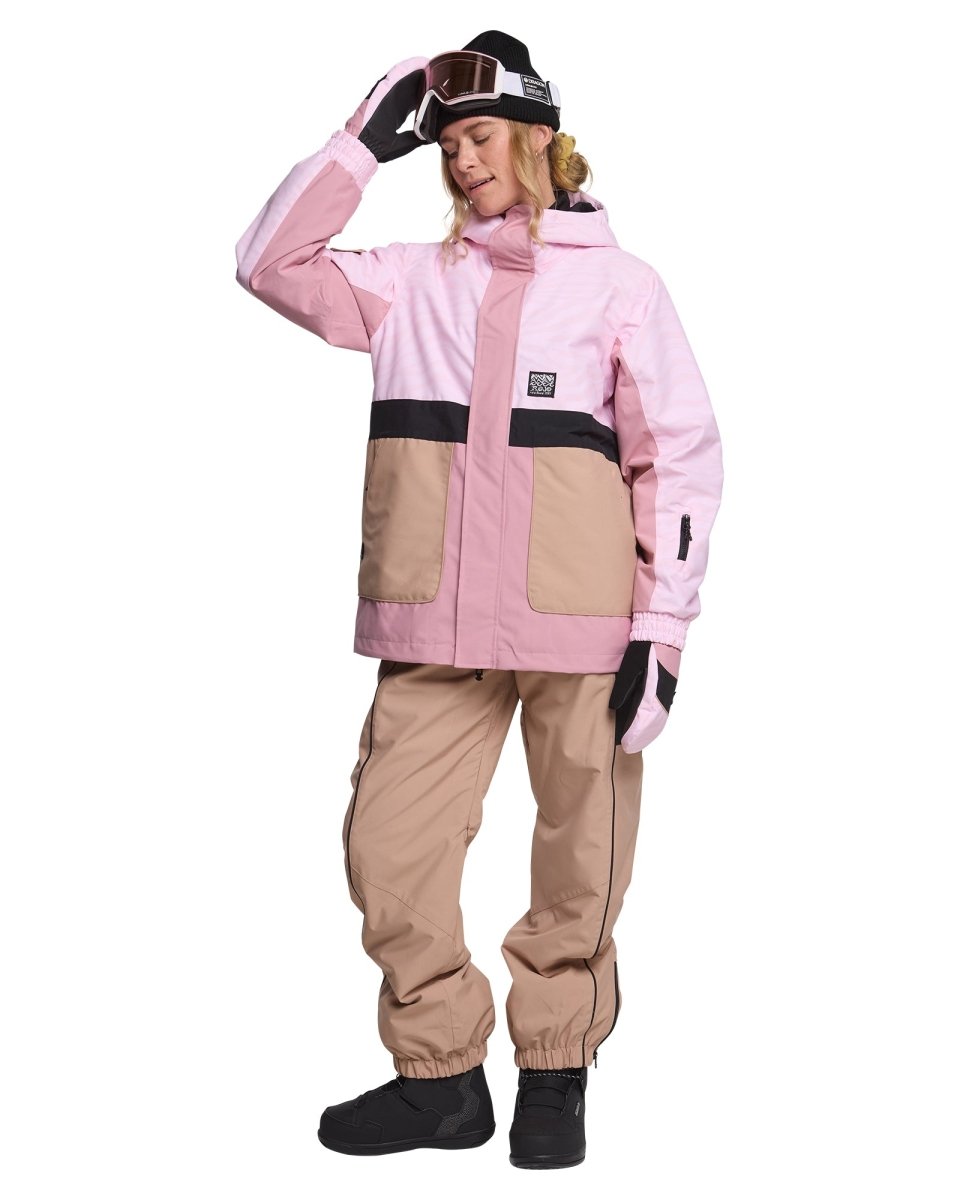 Rojo Retro Star Jacket Womens 2026 Zebralicious Pink a Boo - Elevation107