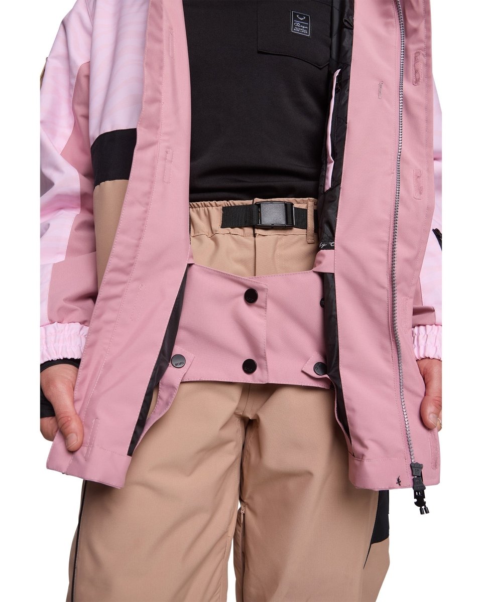 Rojo Retro Star Jacket Womens 2026 Zebralicious Pink a Boo - Elevation107