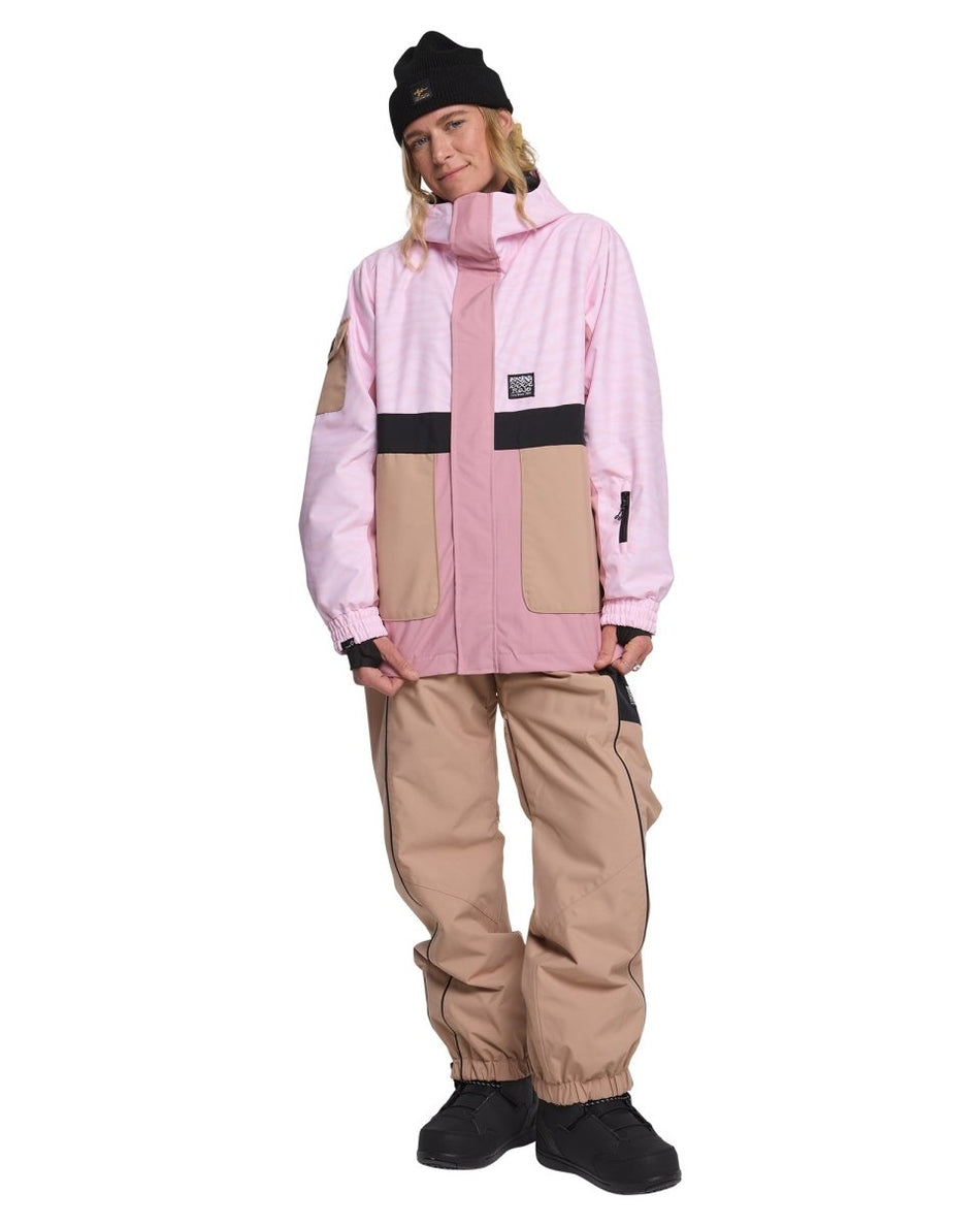 Rojo Retro Star Jacket Womens 2026 Zebralicious Pink a Boo - Elevation107