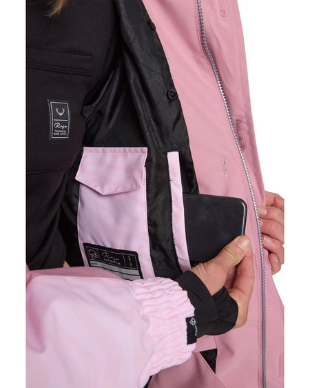 Rojo Retro Star Jacket Womens 2026 Zebralicious Pink a Boo - Elevation107