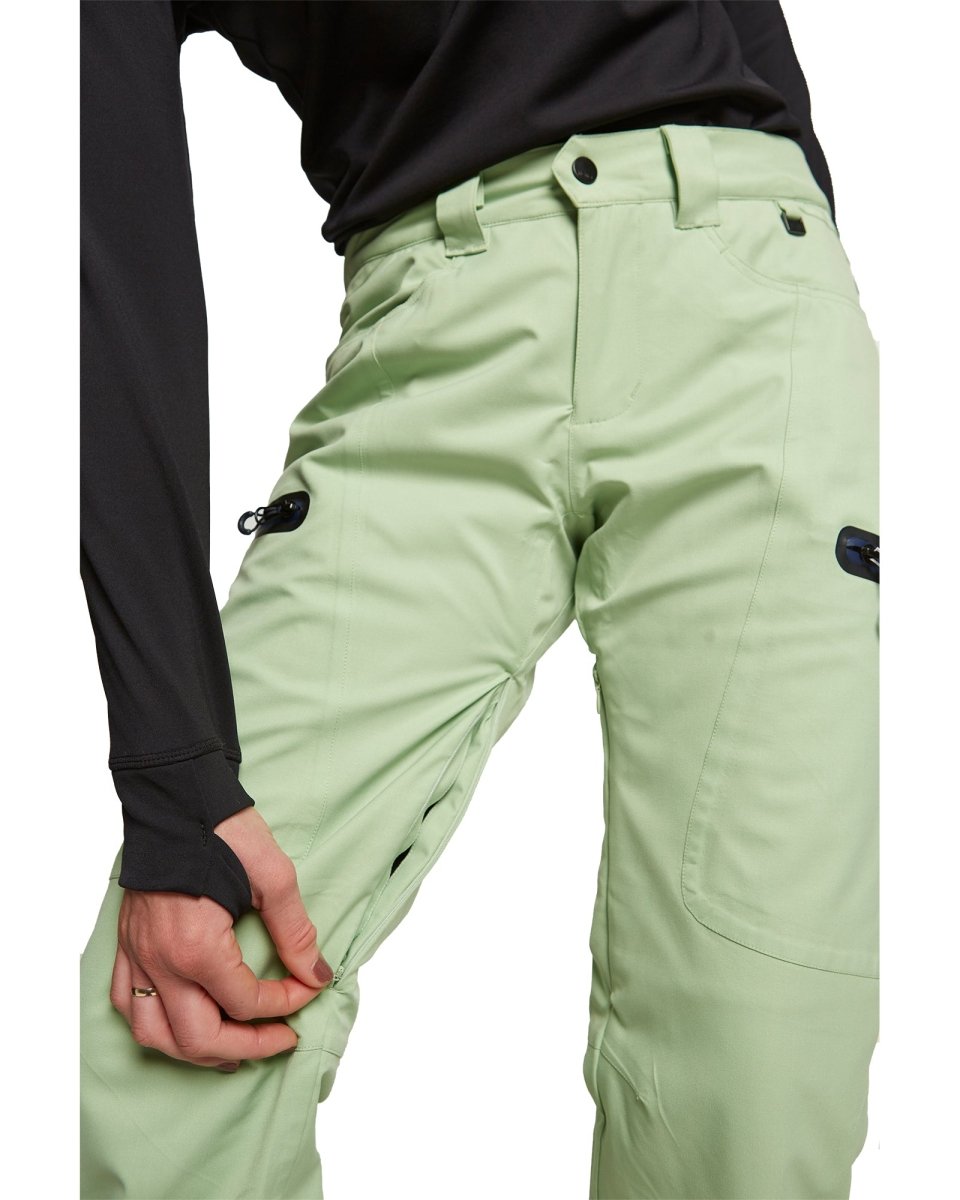 Rojo Snow Culure Pants Womens Quiet Green - Elevation107