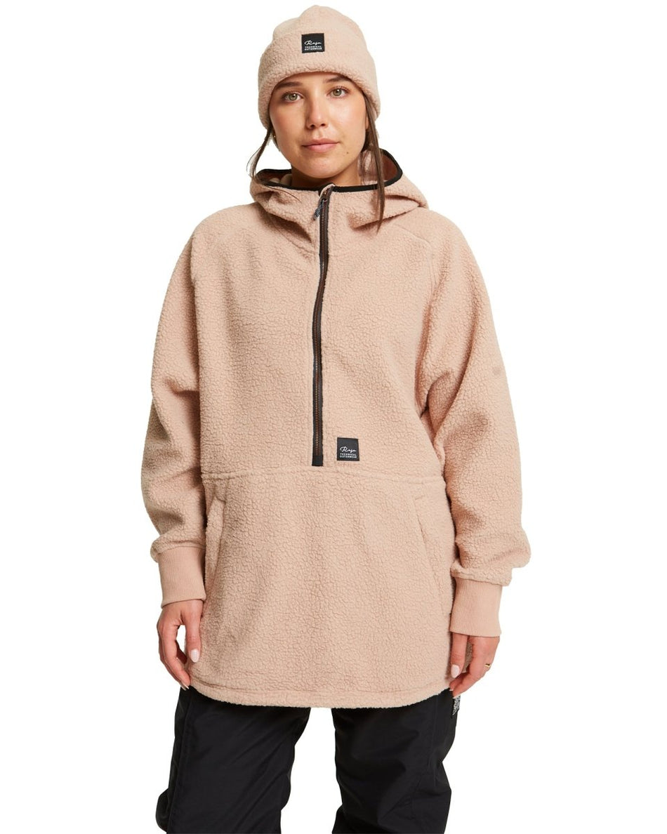 Rojo Shelby Sherpa Hoodie 2026 Warm Taupe - Elevation107