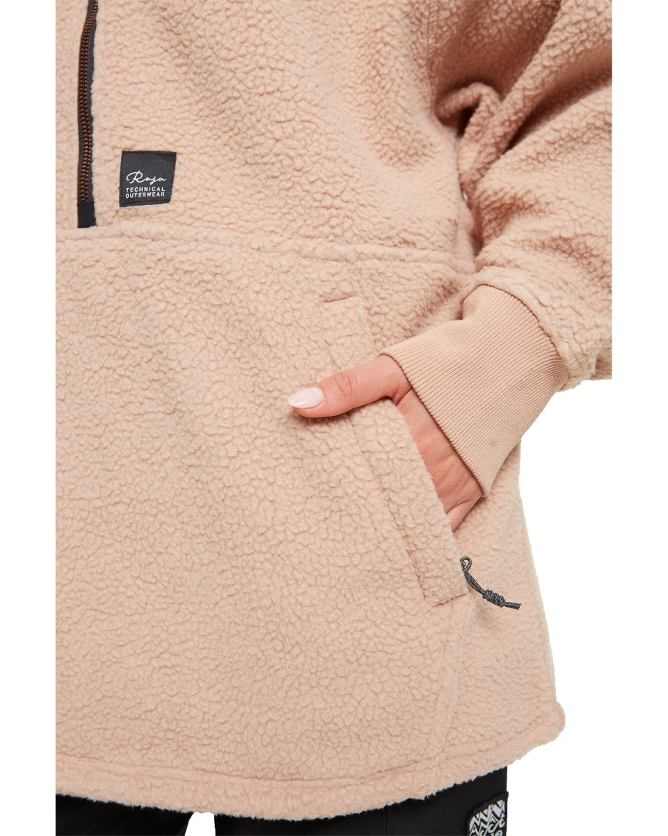 Rojo Shelby Sherpa Hoodie 2026 Warm Taupe - Elevation107