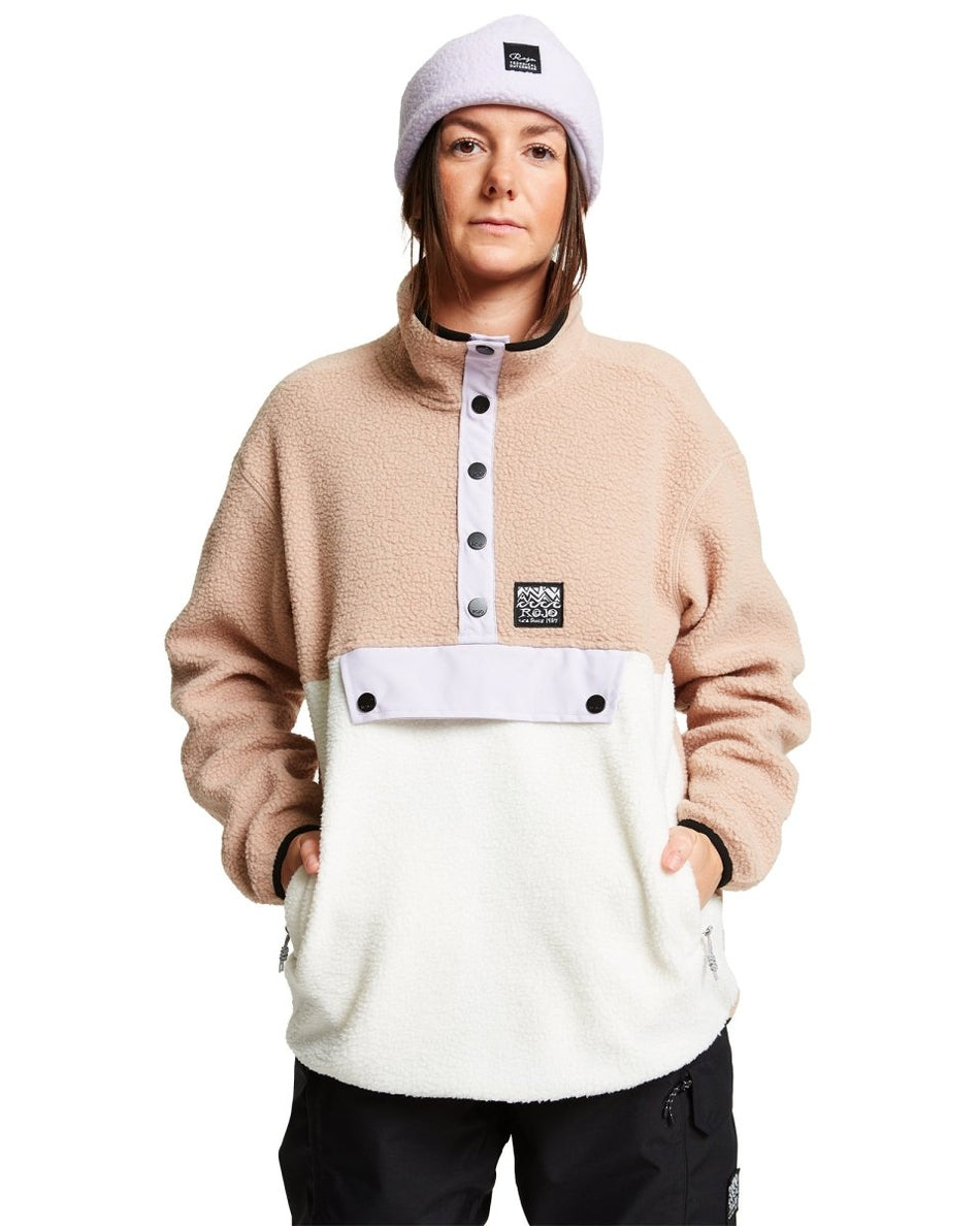 Rojo Supa Fleece Popover 2026 Warm Taupe - Elevation107