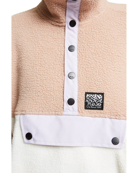 Rojo Supa Fleece Popover 2026 Warm Taupe - Elevation107