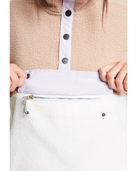 Rojo Supa Fleece Popover 2026 Warm Taupe - Elevation107