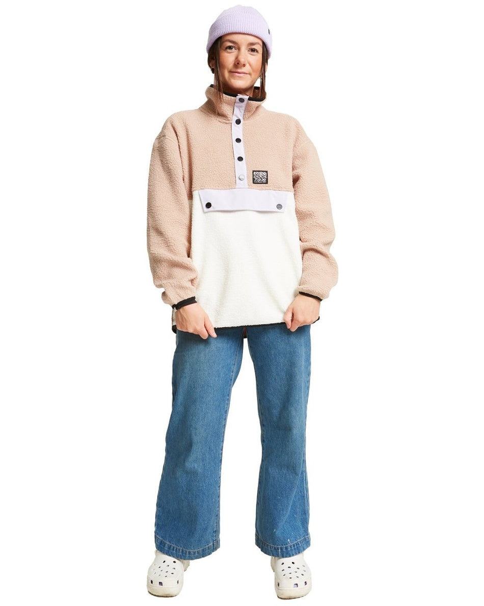 Rojo Supa Fleece Popover 2026 Warm Taupe - Elevation107