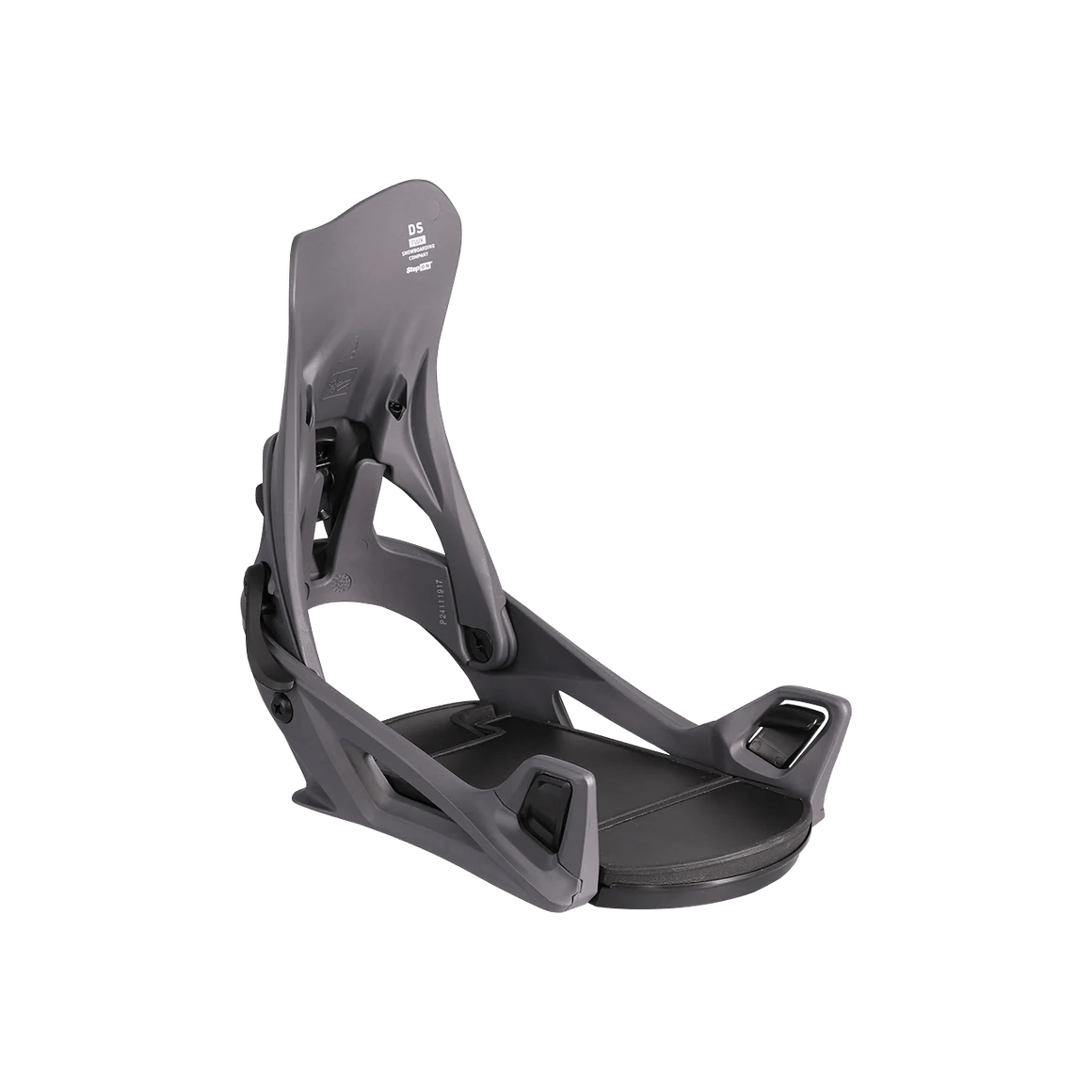 Flux DS Step On Snowboard Bindings Mens 2026 Metallic Grey - Elevation107