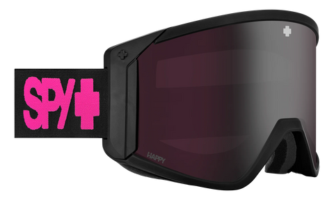 Spy Raider Goggles Neon Pink / Happy ML Rose Black Spectra Mirror