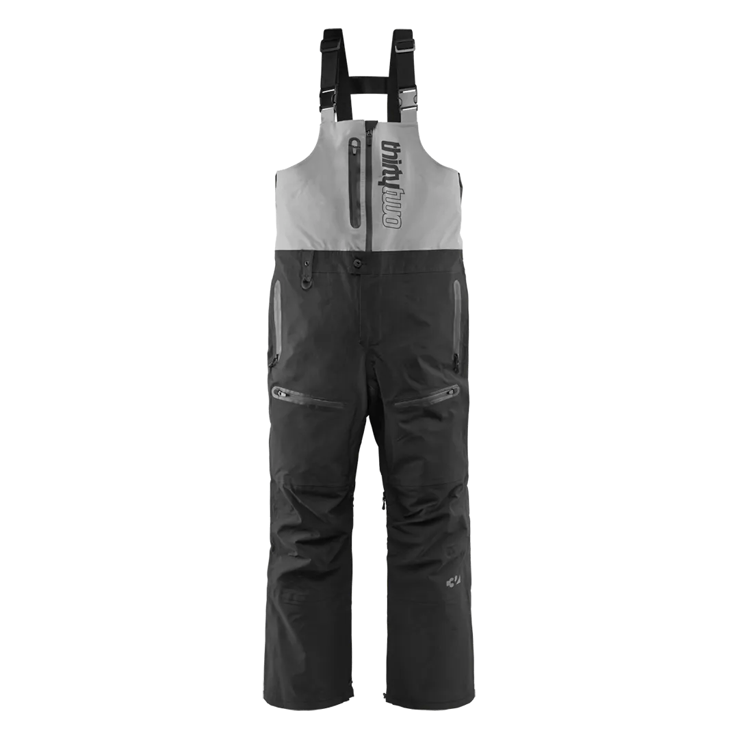 ThirtyTwo TM - 3 Recycled Bib Pants Mens 2026 Black / Grey - Elevation107