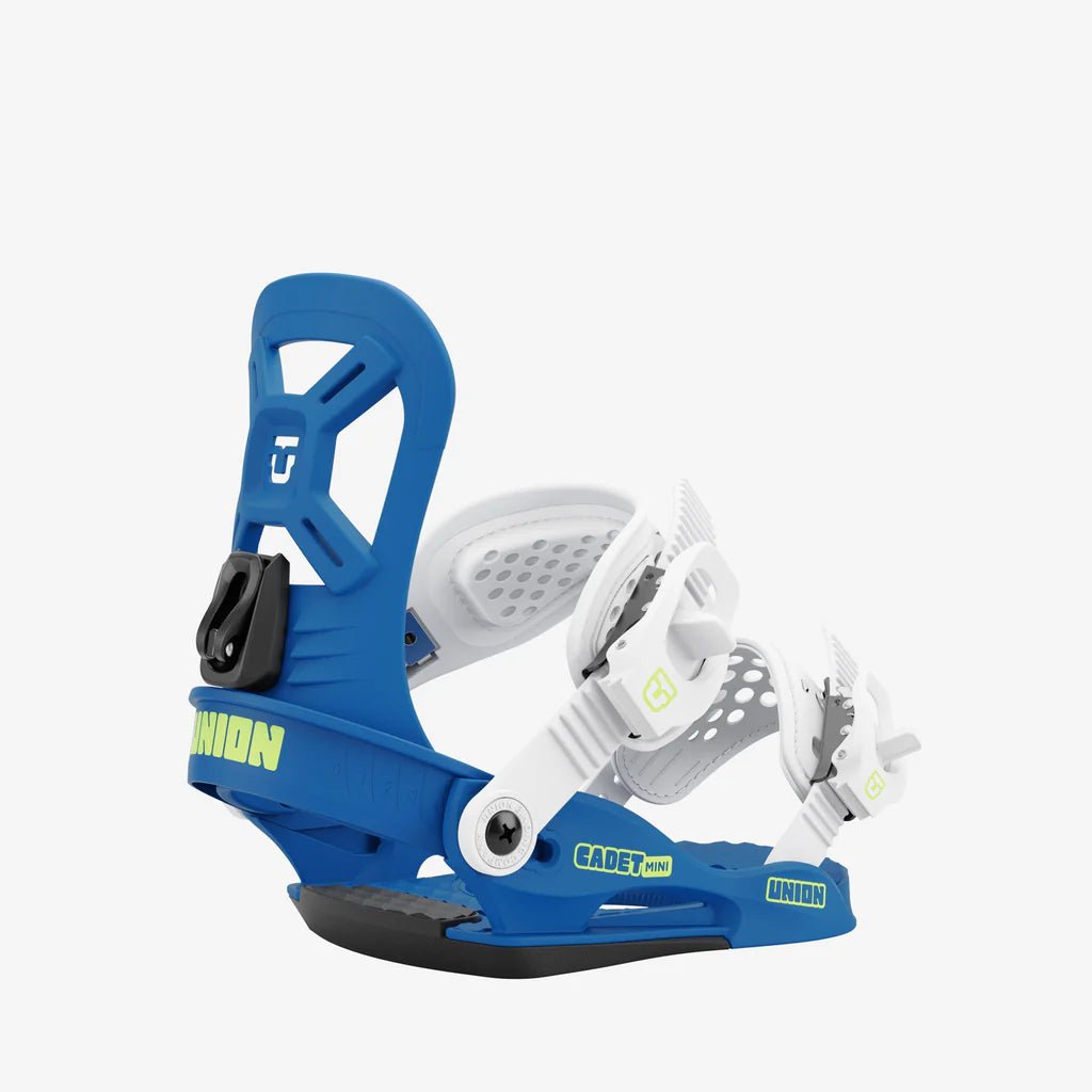 Union Cadet Mini Snowboard Bindings Kids 2025 Blue - Elevation107