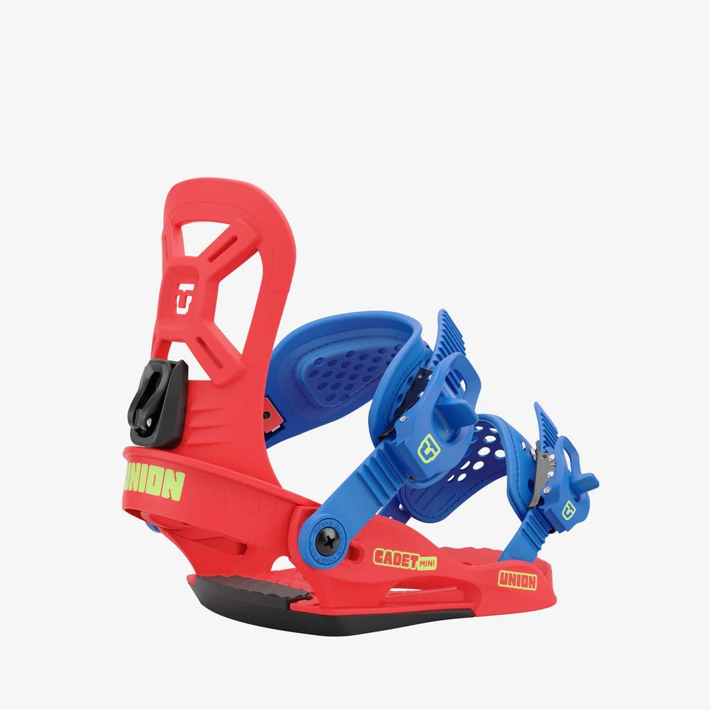 Union Cadet Mini Snowboard Bindings Kids 2025 Red - Elevation107