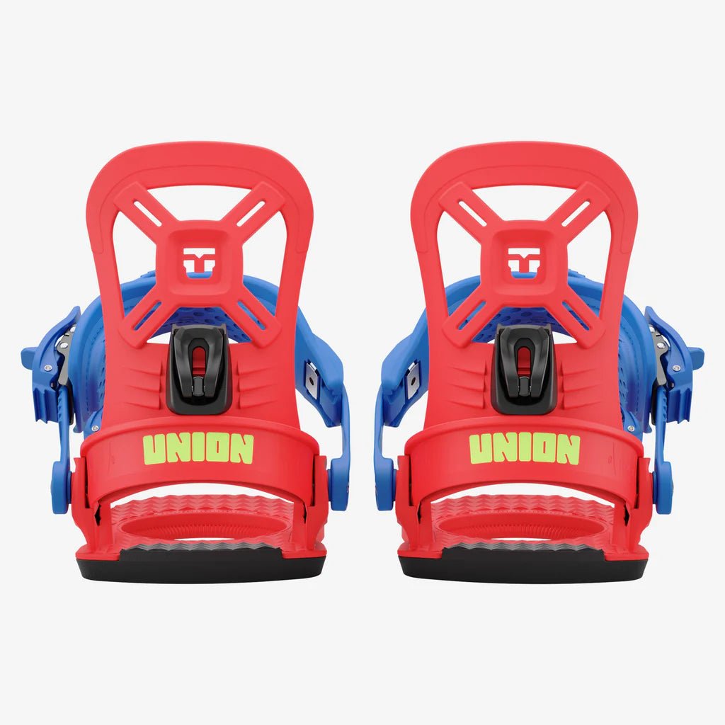 Union Cadet Mini Snowboard Bindings Kids 2025 Red - Elevation107