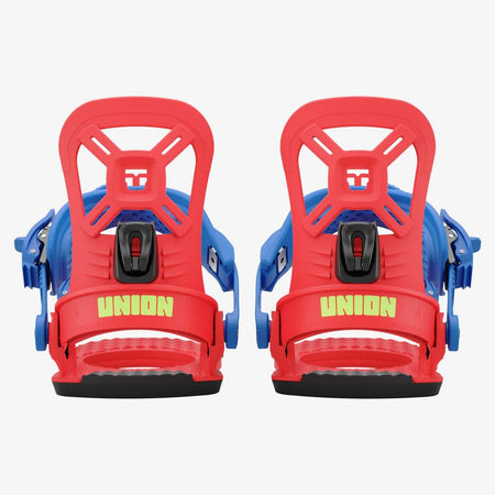 Union Cadet Mini Snowboard Bindings Kids 2025 Red - Elevation107