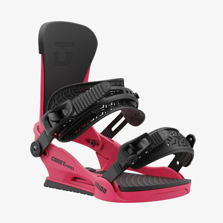 Union Cadet Pro Snowboard Bindings Kids 2025 Magenta - Elevation107