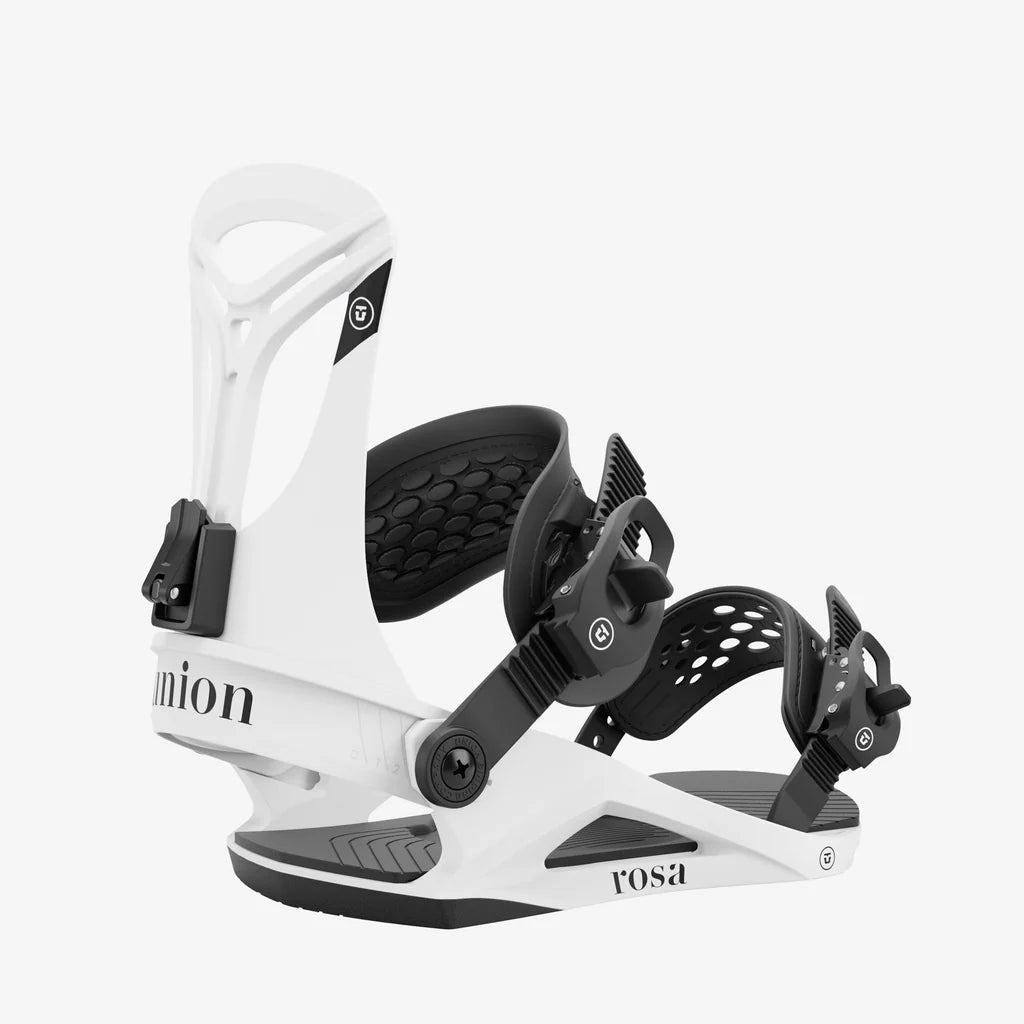 Union Rosa Snowboard Bindings Womens 2025 White - Elevation107