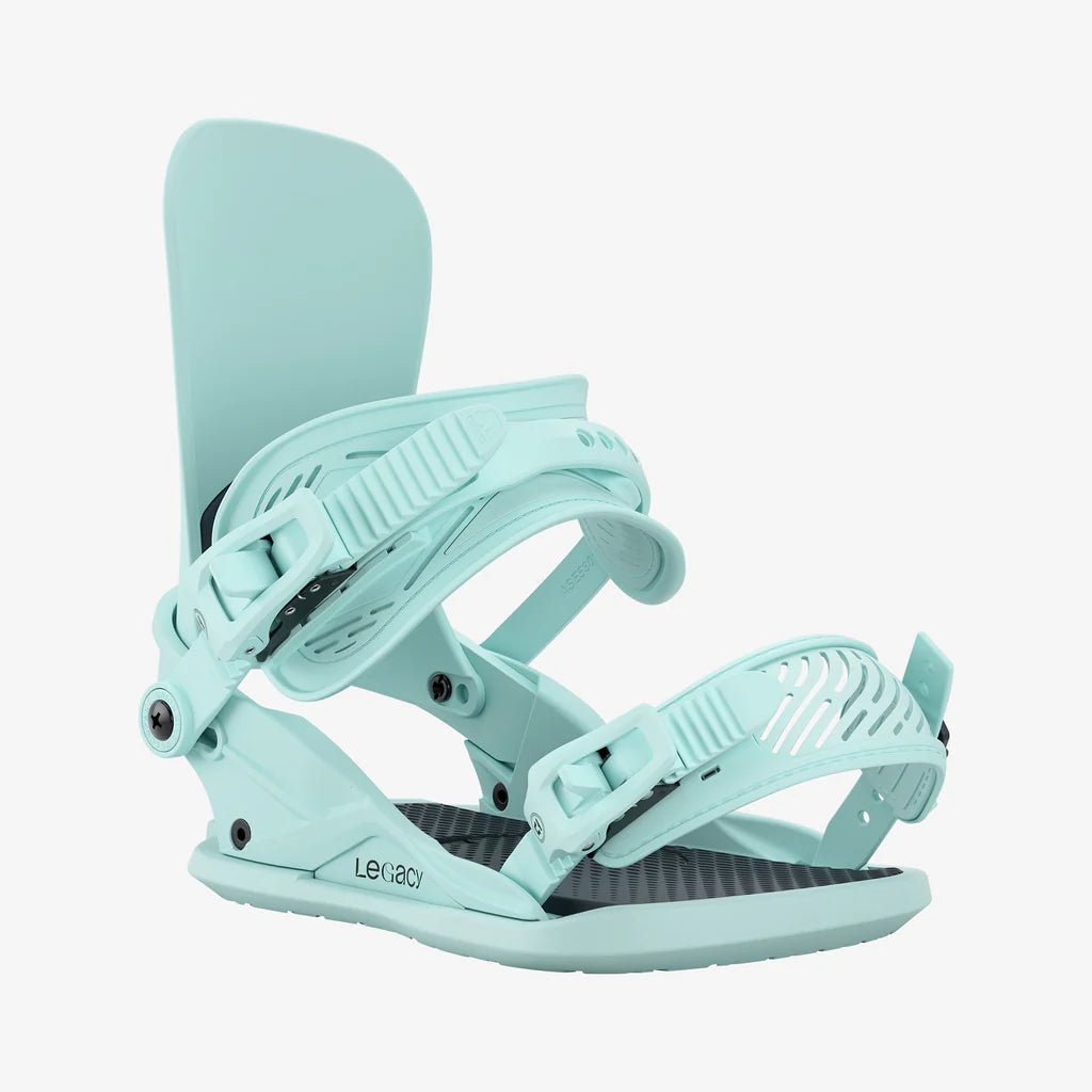 Union Legacy Snowboard Bindings Womens 2026 Aqua - Elevation107